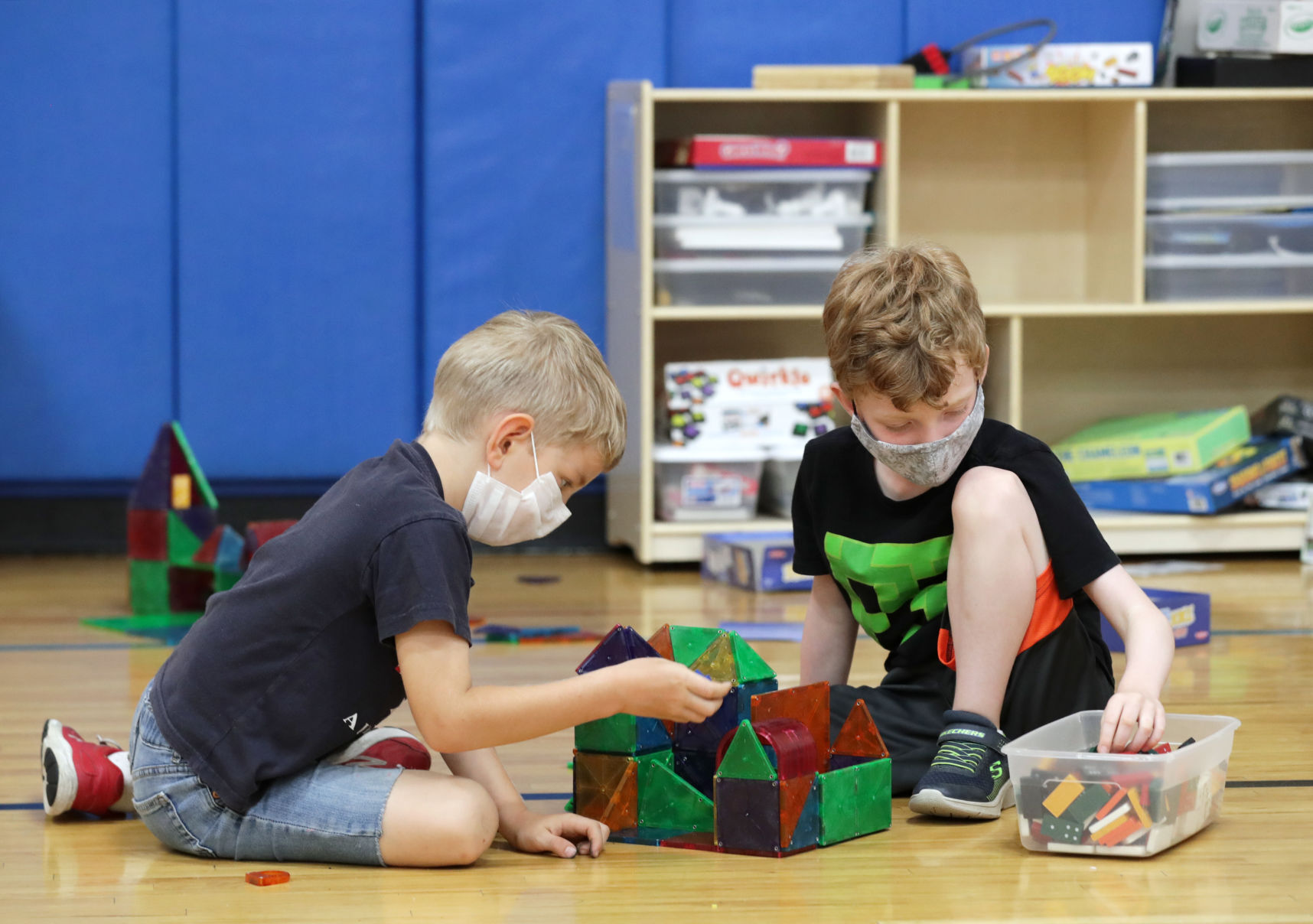 Child care jump photo